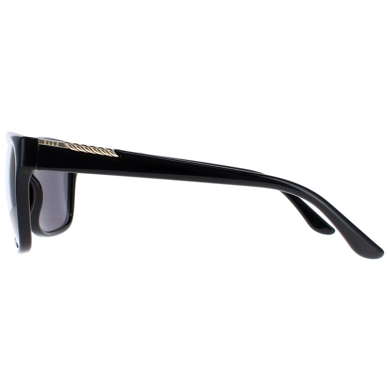 Elle Square^Sunglasses 14875 BK Black Grey