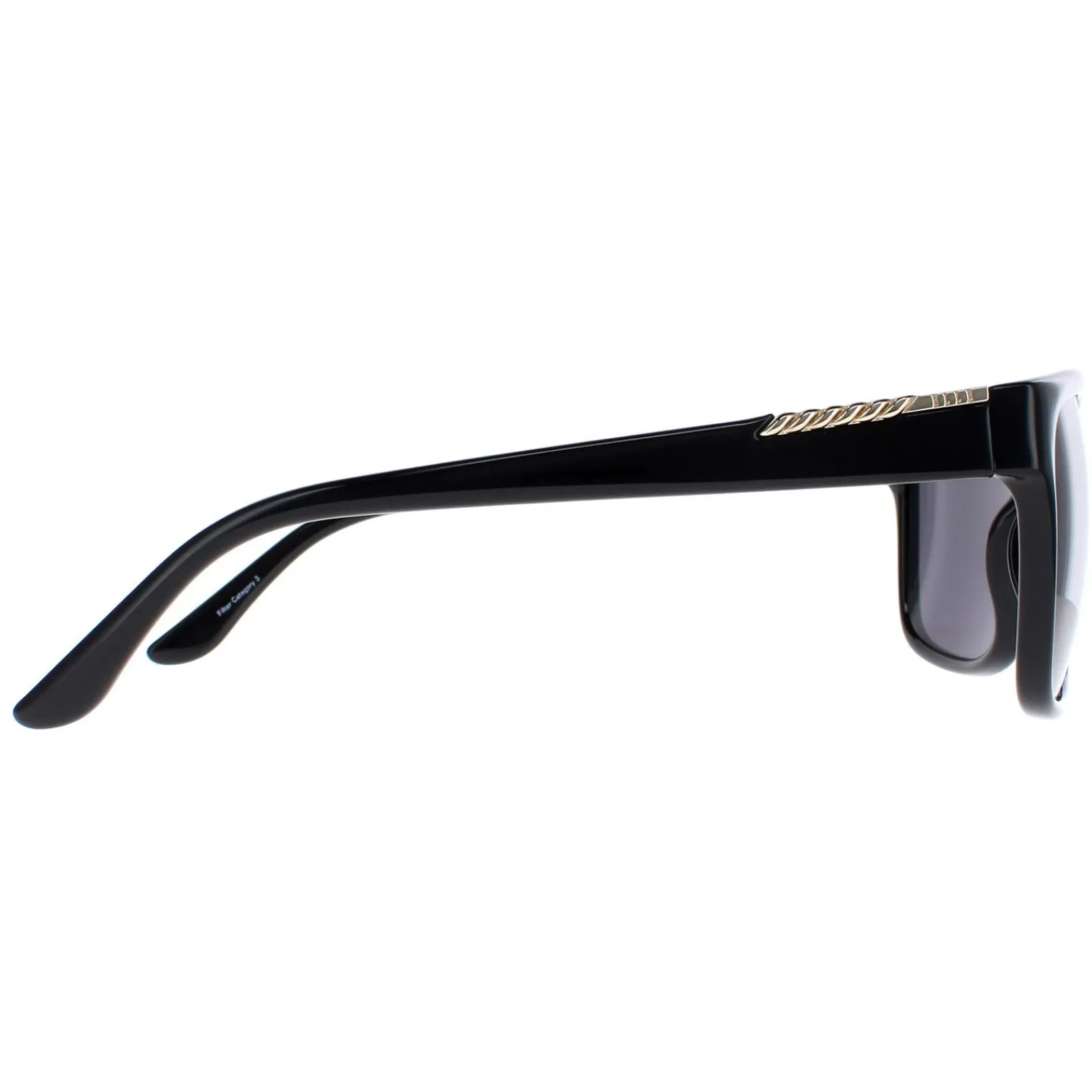Elle Square^Sunglasses 14875 BK Black Grey