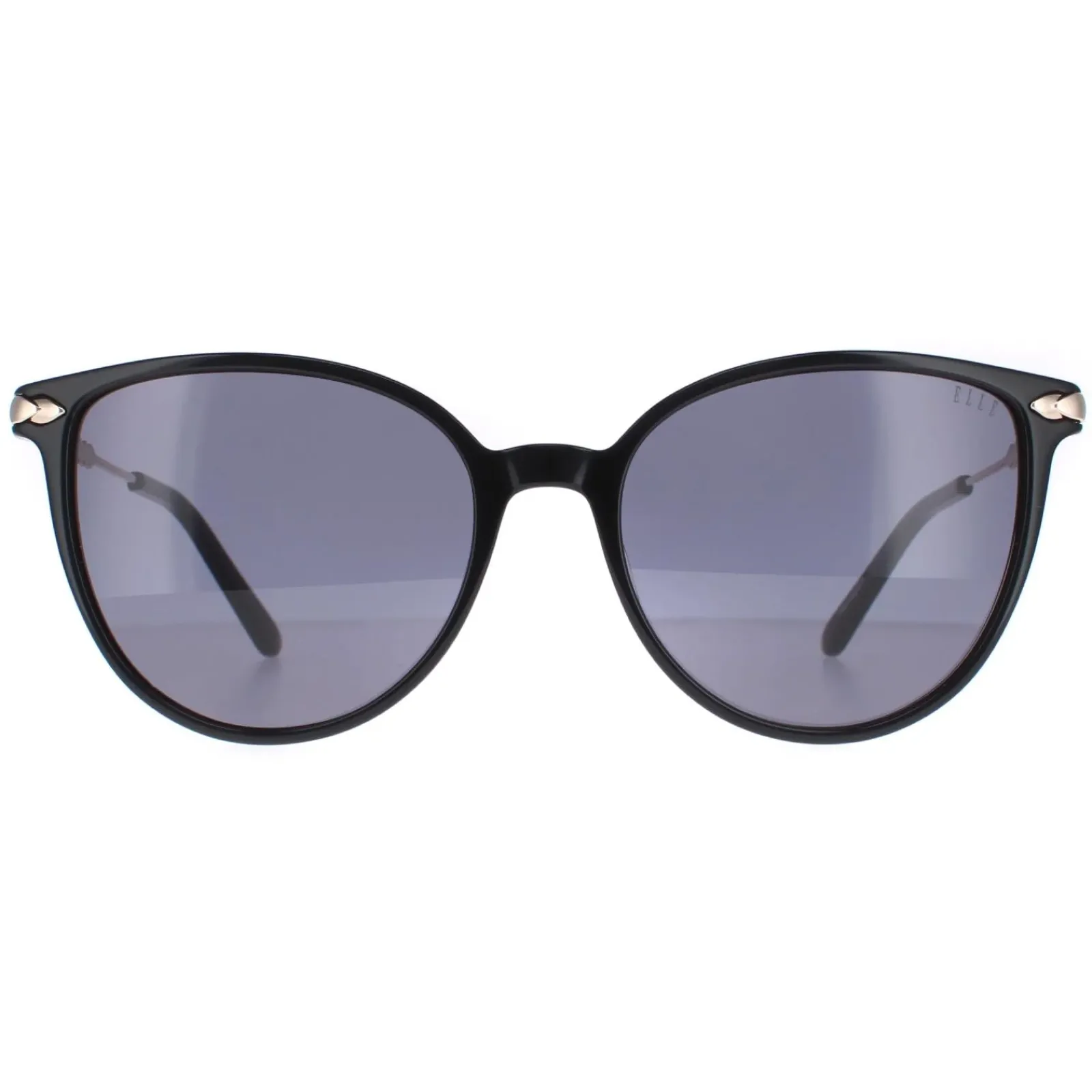 Elle Cat-Eye^Sunglasses 14912 BK Black Grey