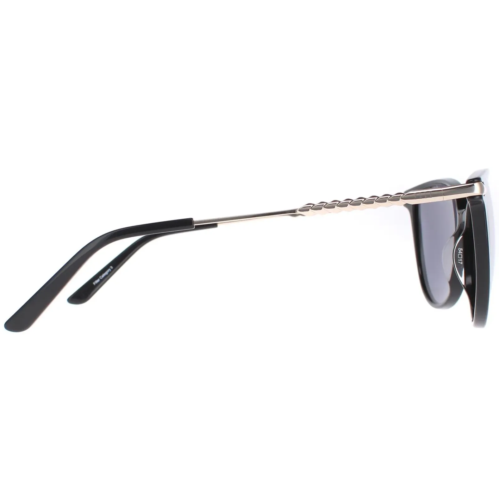 Elle Cat-Eye^Sunglasses 14912 BK Black Grey