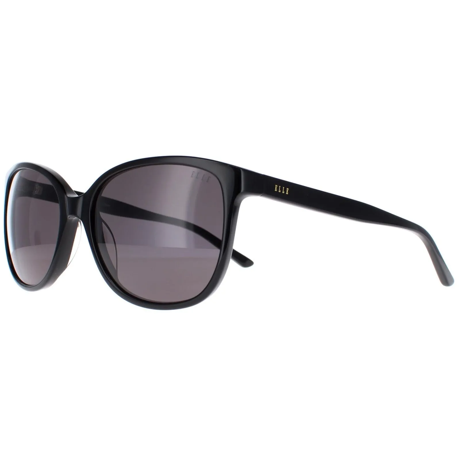 Elle Square^Sunglasses 14888 BK Black Grey