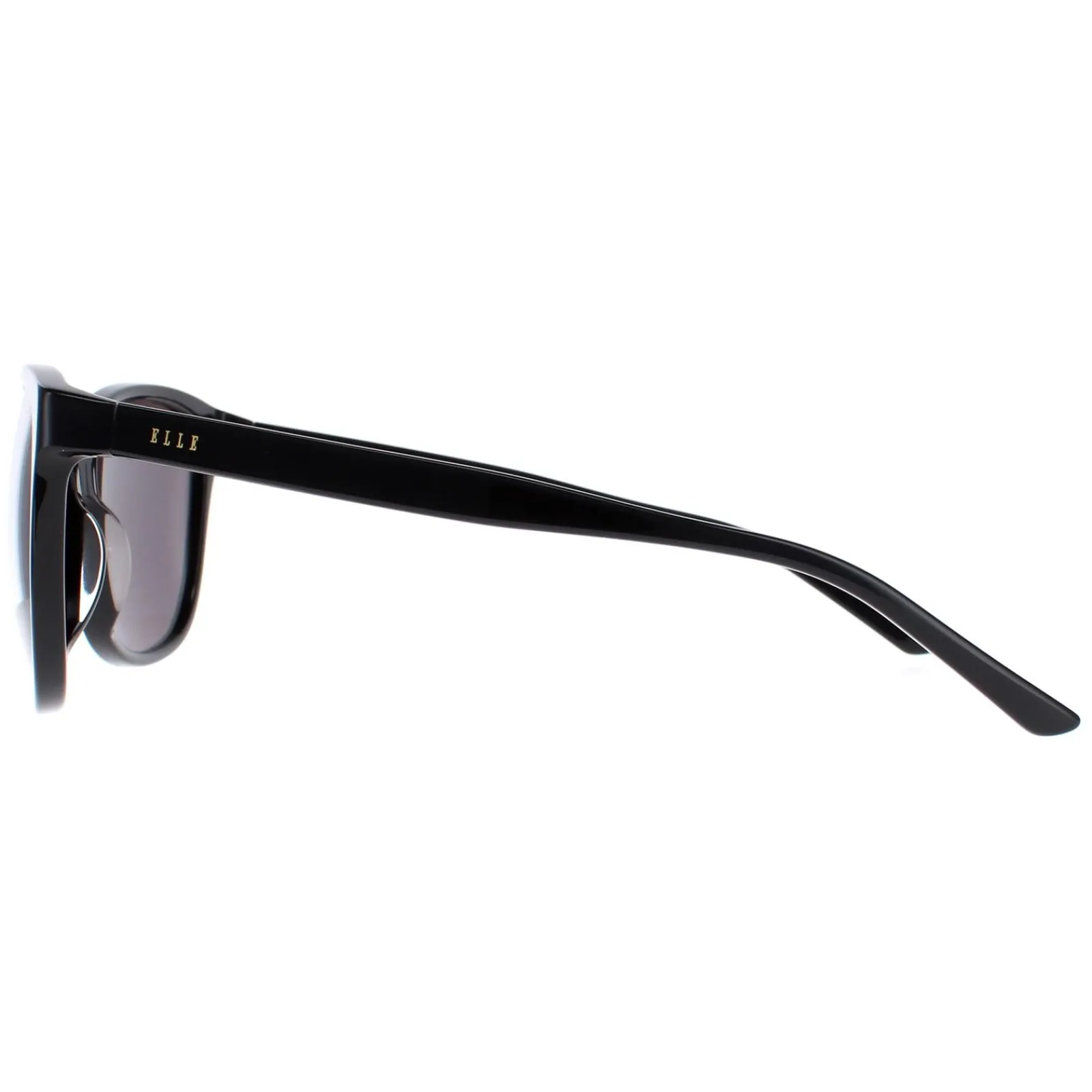 Elle Square^Sunglasses 14888 BK Black Grey