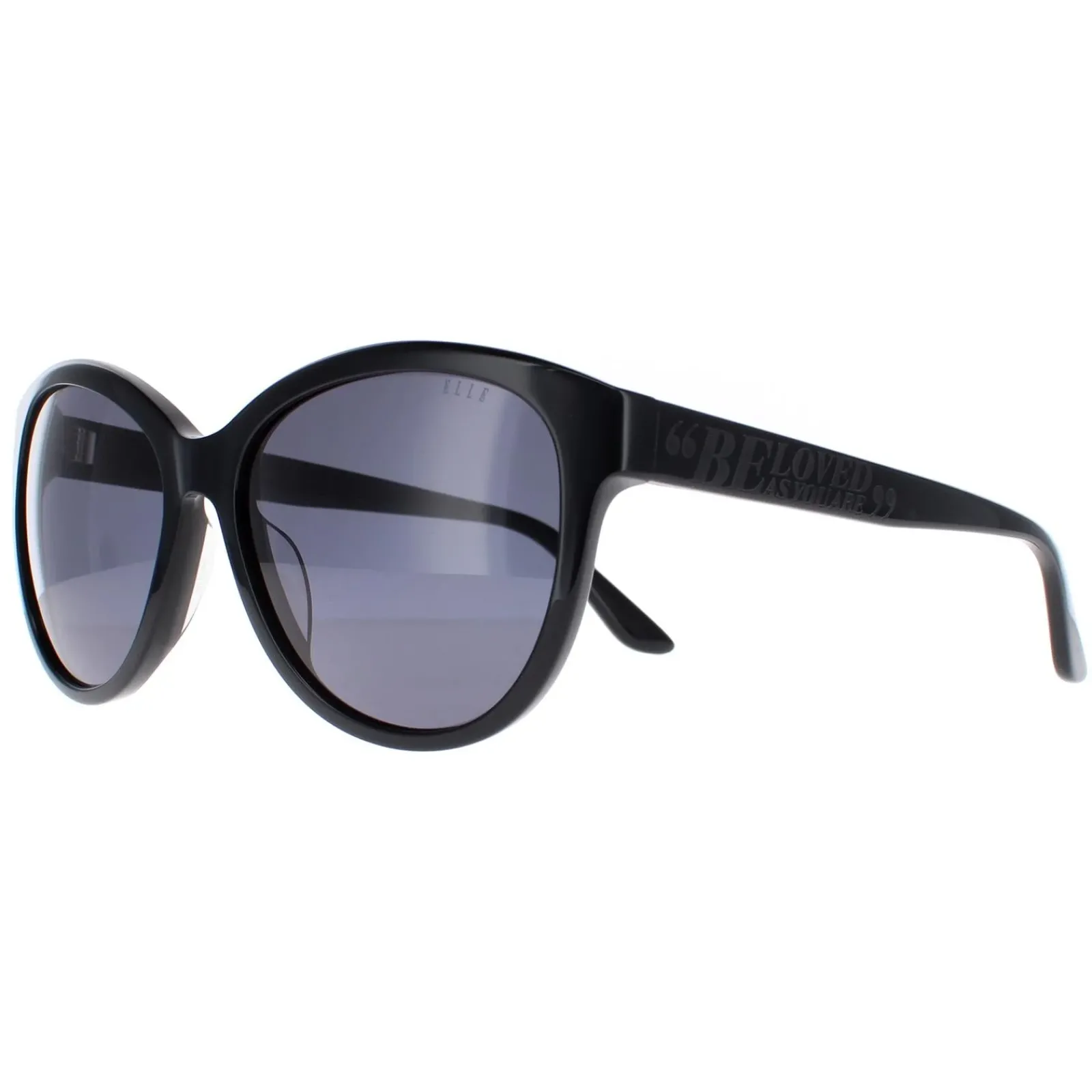 Elle Cat-Eye^Sunglasses 14921 BK Black Grey