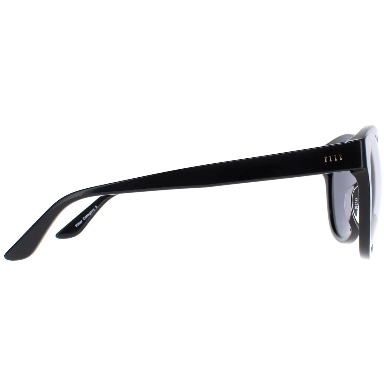 Elle Cat-Eye^Sunglasses 14921 BK Black Grey