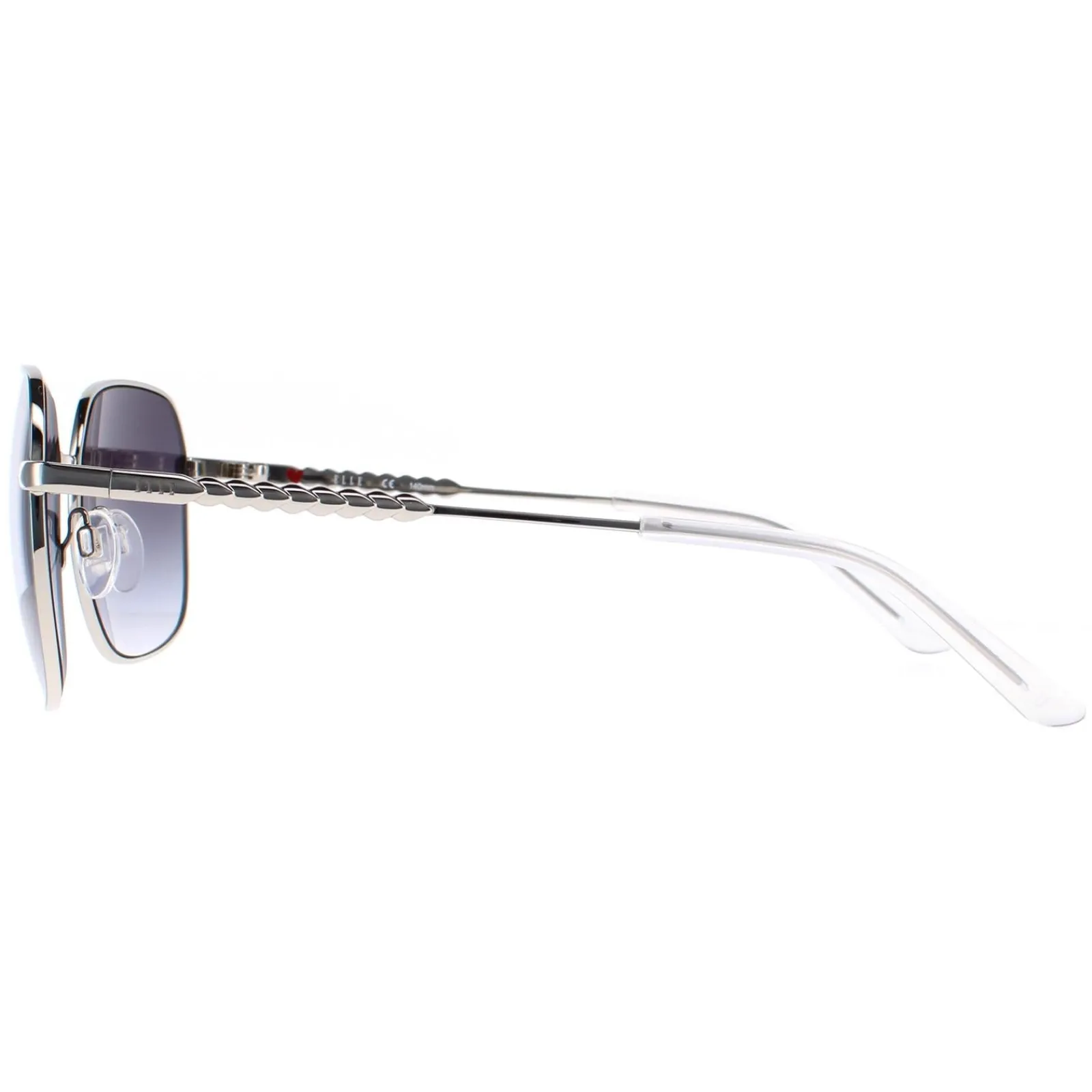 Elle Square^Sunglasses 14911 GN Green Blue Grey Gradient