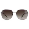 Elle Square^Sunglasses 14906 SI Silver Grey Gradient