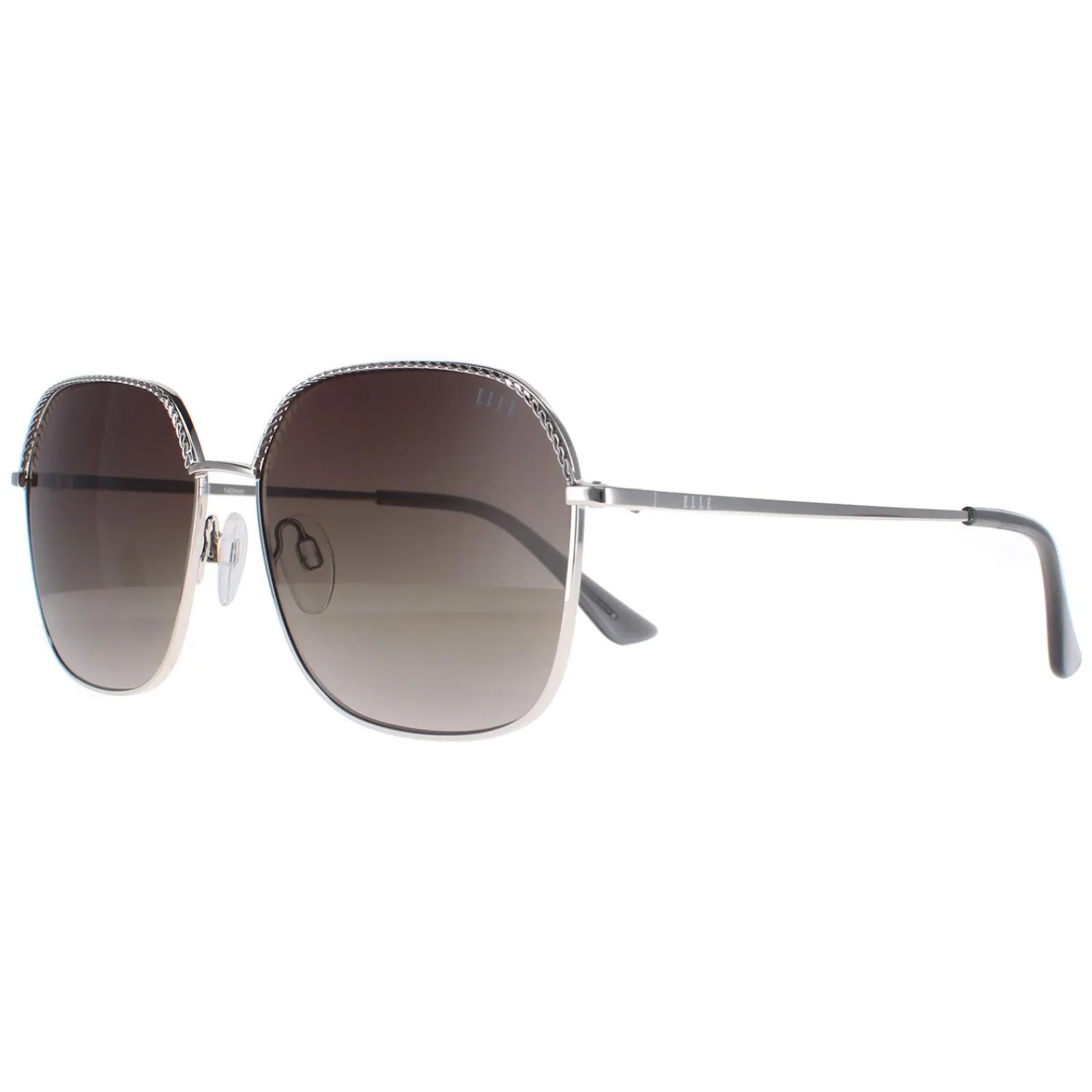 Elle Square^Sunglasses 14906 SI Silver Grey Gradient