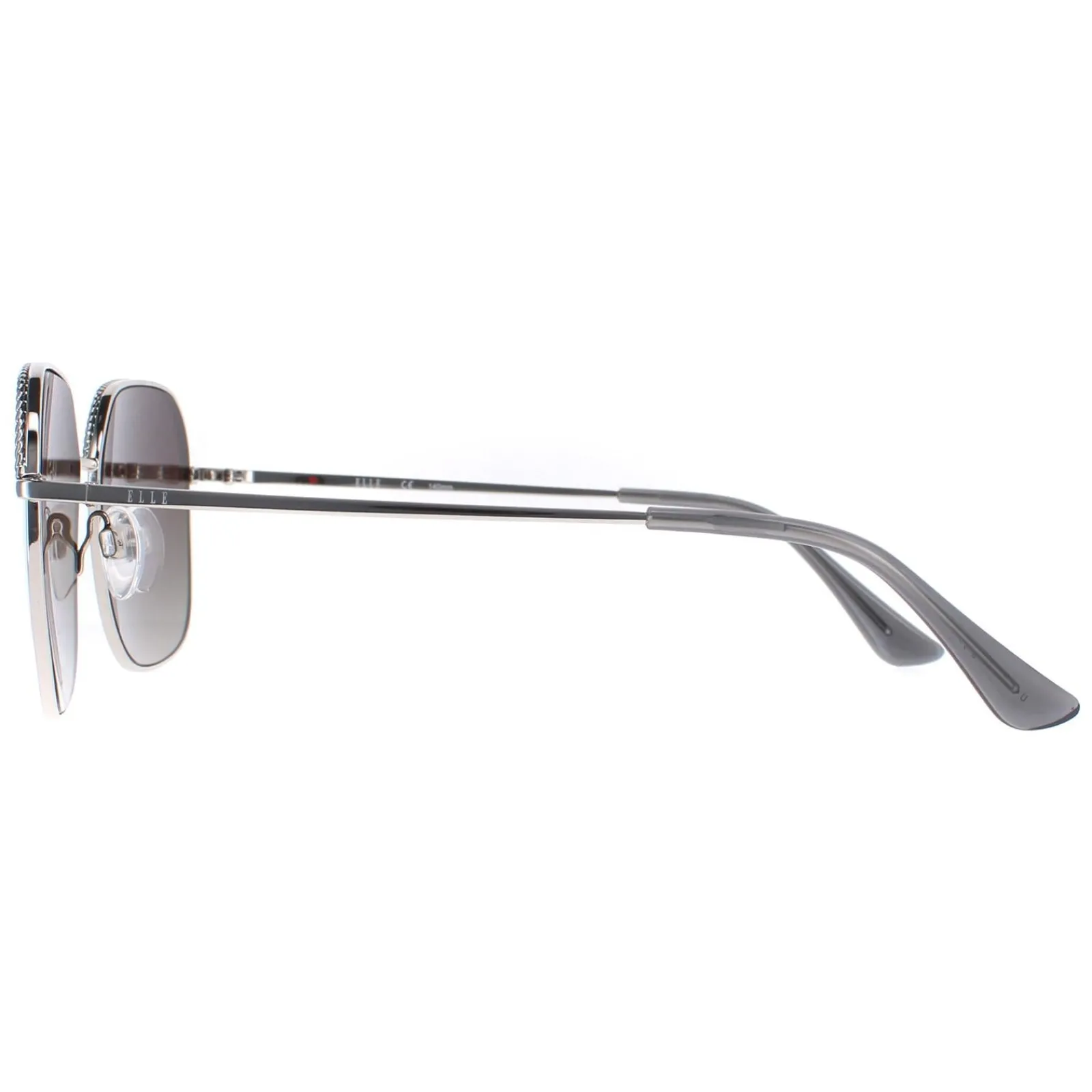 Elle Square^Sunglasses 14906 SI Silver Grey Gradient