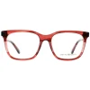 Emporio Armani Square^Glasses Frames EA3228 6057 Shiny Bordeaux on Light Brow