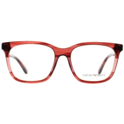 Emporio Armani Square^Glasses Frames EA3228 6057 Shiny Bordeaux on Light Brow