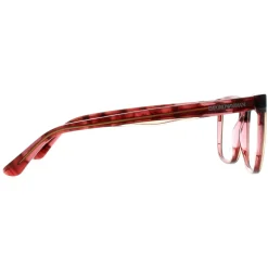 Emporio Armani Square^Glasses Frames EA3228 6057 Shiny Bordeaux on Light Brow