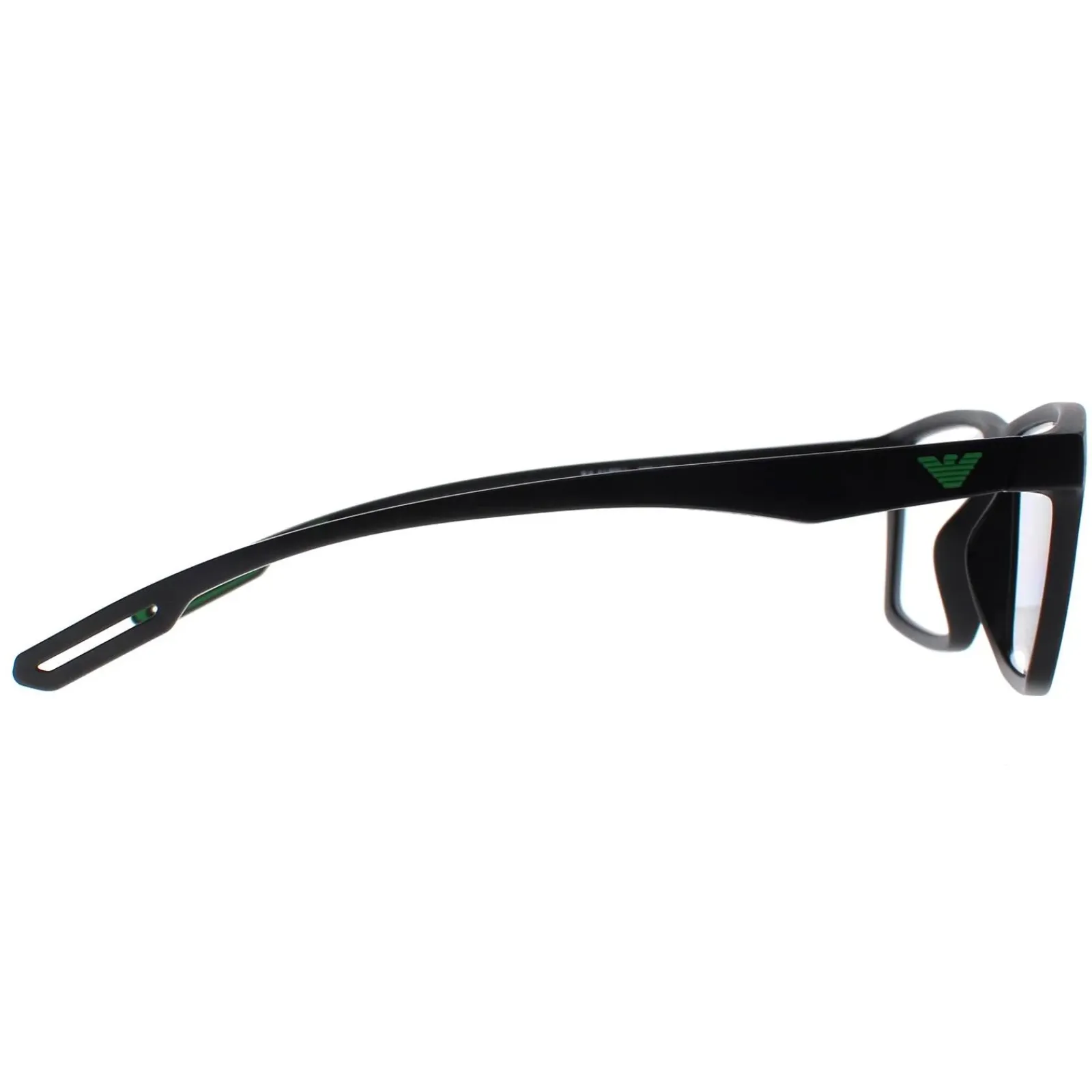 Emporio Armani Rectangle^Glasses Frames EA4189U 50011W Matte Black Men