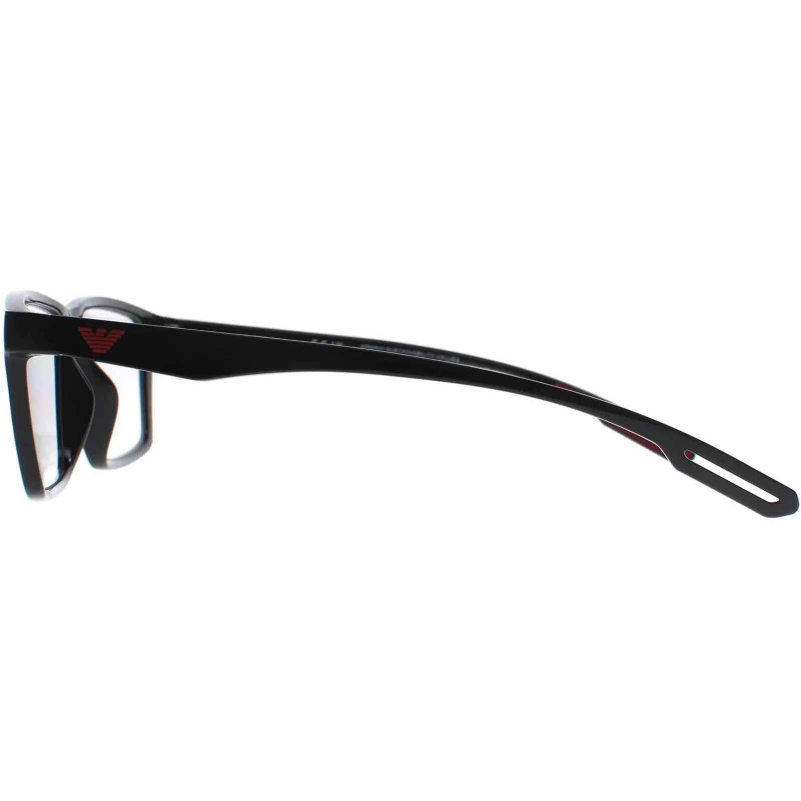 Emporio Armani Rectangle^Glasses Frames EA4189U 50171W Shiny Black Men