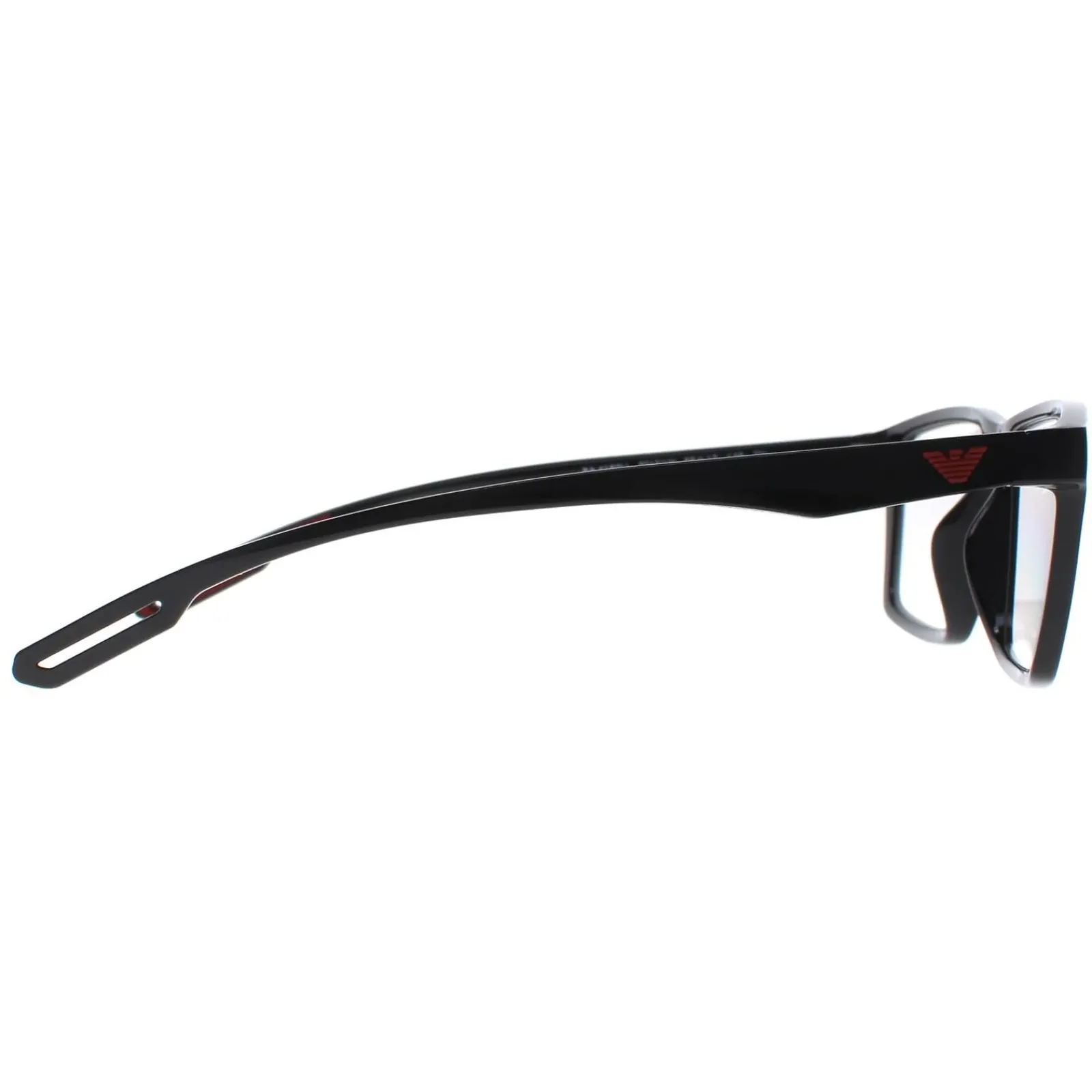 Emporio Armani Rectangle^Glasses Frames EA4189U 50171W Shiny Black Men
