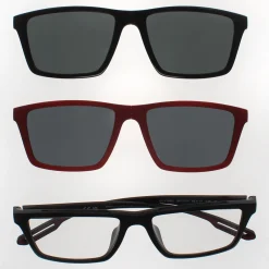 Emporio Armani Rectangle^Glasses Frames EA4189U 50171W Shiny Black Men