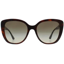 Emporio Armani Butterfly^Sunglasses EA4214U 60608E Shiny Havana Red Green Gradie