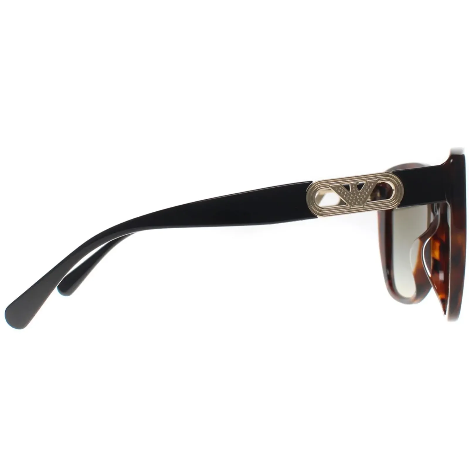 Emporio Armani Butterfly^Sunglasses EA4214U 60608E Shiny Havana Red Green Gradie
