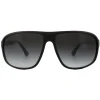 Emporio Armani Aviator^Sunglasses 4029 50638G Black Rubber Grey Gradient