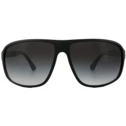 Emporio Armani Aviator^Sunglasses 4029 50638G Black Rubber Grey Gradient
