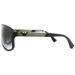 Emporio Armani Aviator^Sunglasses 4029 50638G Black Rubber Grey Gradient