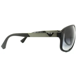 Emporio Armani Aviator^Sunglasses 4029 50638G Black Rubber Grey Gradient
