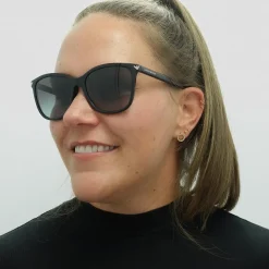 Emporio Armani Rectangle^Sunglasses 4060 5017/8G Black Grey Gradient