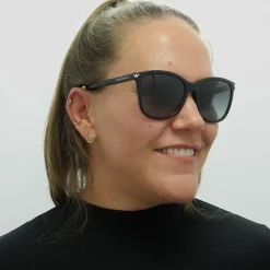 Emporio Armani Rectangle^Sunglasses 4060 5017/8G Black Grey Gradient