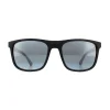 Emporio Armani Square^Sunglasses 4129 50016G Matte Black Light Grey Mirror Bl