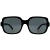 Emporio Armani Square^Sunglasses EA4195 501787 Shiny Black Dark Grey