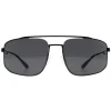 Emporio Armani Aviator^Sunglasses EA2139 300187 Matte Black Dark Grey