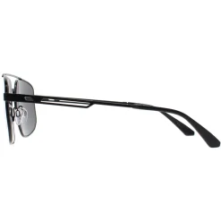 Emporio Armani Aviator^Sunglasses EA2139 300187 Matte Black Dark Grey