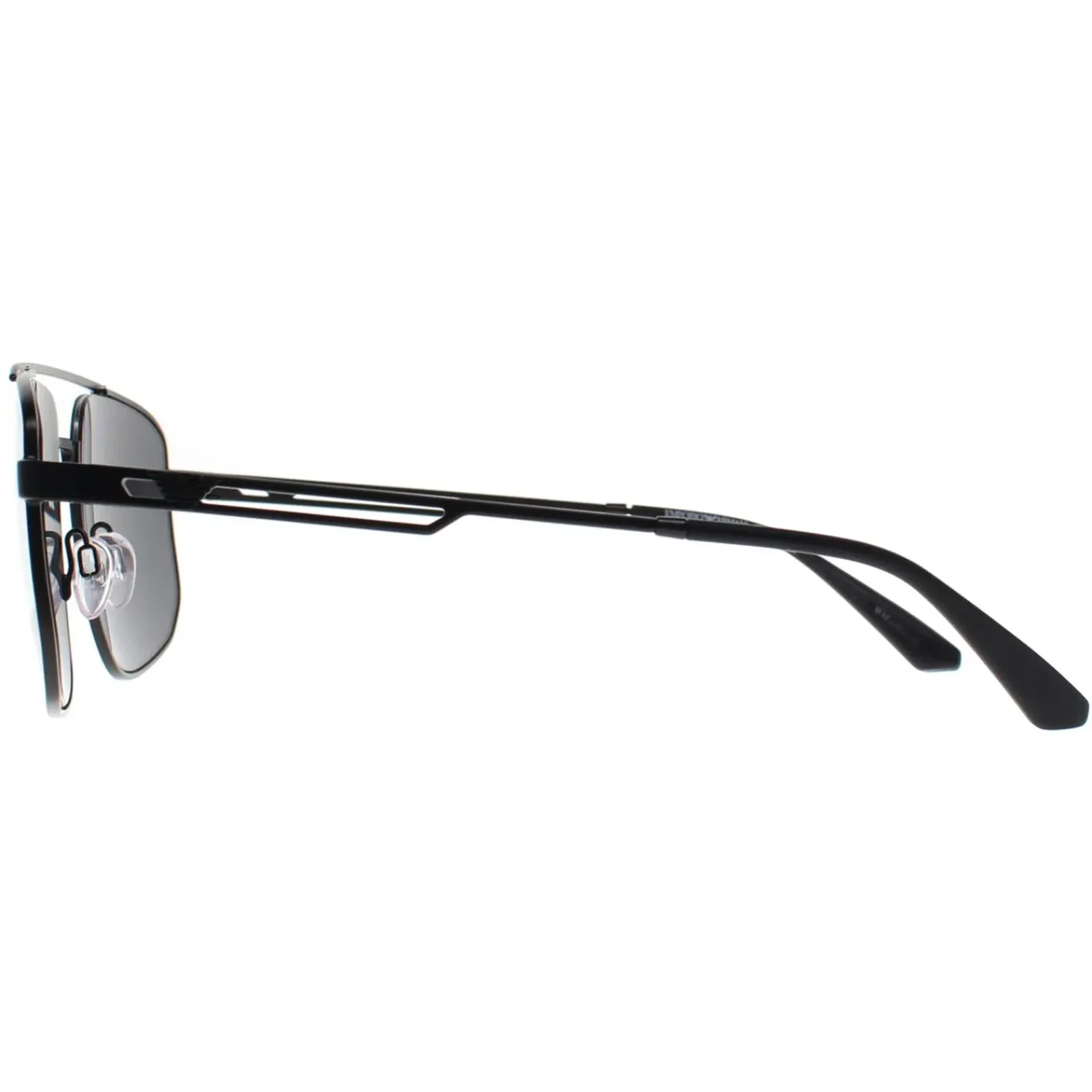 Emporio Armani Aviator^Sunglasses EA2139 300187 Matte Black Dark Grey