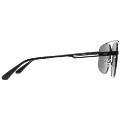 Emporio Armani Aviator^Sunglasses EA2139 300187 Matte Black Dark Grey