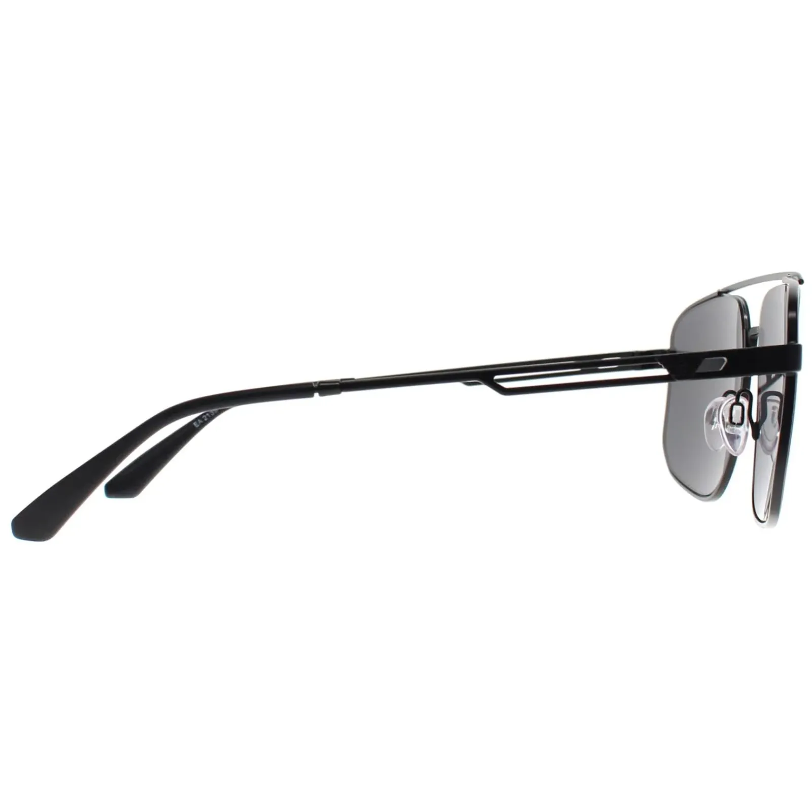 Emporio Armani Aviator^Sunglasses EA2139 300187 Matte Black Dark Grey