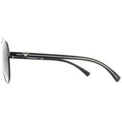 Emporio Armani Aviator^Sunglasses EA2079 30018E Matte Black Green Gradient