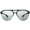 Emporio Armani Polarised^Sunglasses 4077 5063/81 Black Rubber Grey Polarized