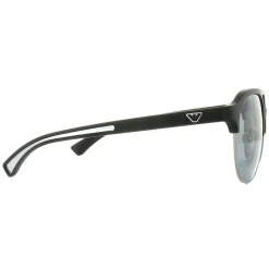 Emporio Armani Polarised^Sunglasses 4077 5063/81 Black Rubber Grey Polarized