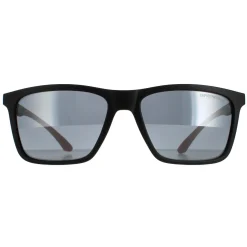 Emporio Armani Rectangle^Sunglasses EA4170 50426G Matte Black Light Grey Mirror