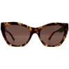 Emporio Armani Cat-Eye^Sunglasses EA4176 502573 Shiny Brown Havana Brown