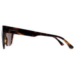 Emporio Armani Cat-Eye^Sunglasses EA4176 502573 Shiny Brown Havana Brown