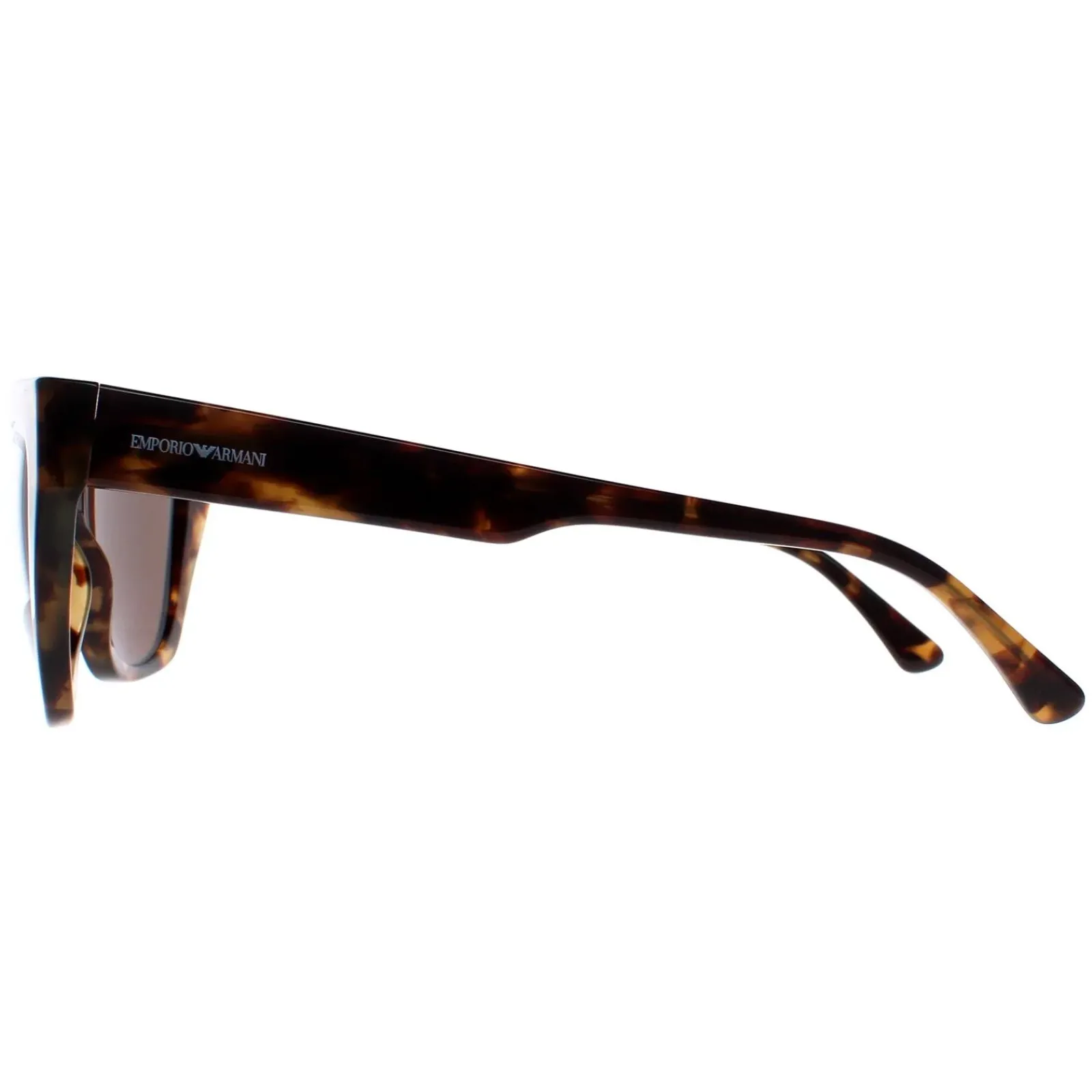 Emporio Armani Cat-Eye^Sunglasses EA4176 502573 Shiny Brown Havana Brown