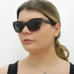 Emporio Armani Cat-Eye^Sunglasses EA4176 502573 Shiny Brown Havana Brown