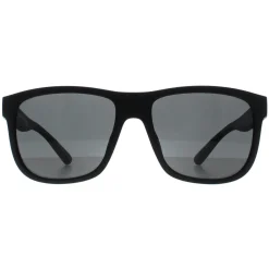 Emporio Armani Rectangle^Sunglasses EA4182U 500187 Matte Black Dark Grey