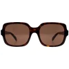Emporio Armani Square^Sunglasses EA4195 502673 Shiny Havana Dark Brown