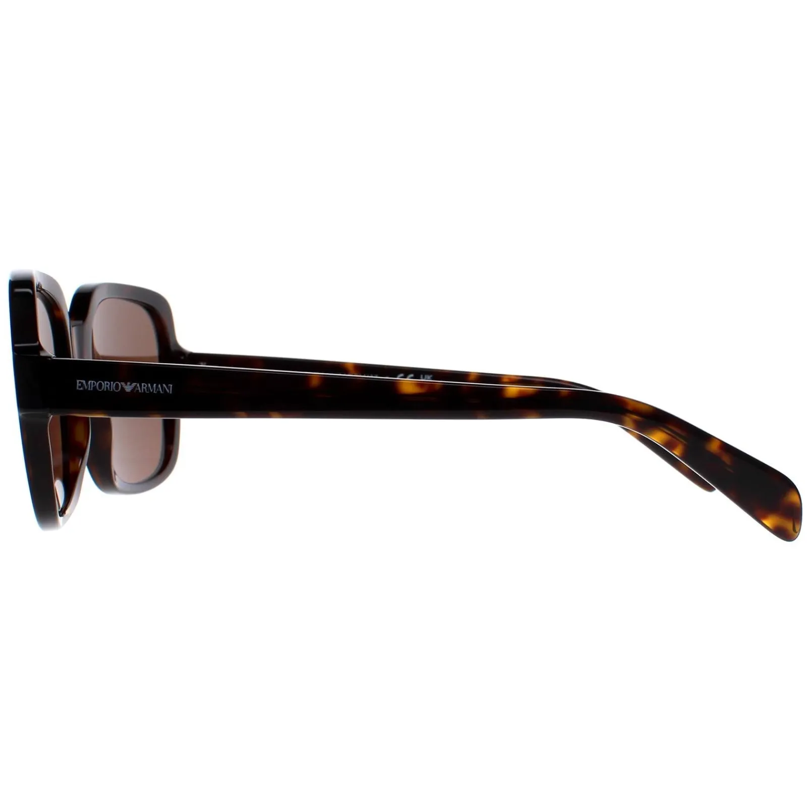 Emporio Armani Square^Sunglasses EA4195 502673 Shiny Havana Dark Brown