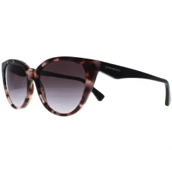 Emporio Armani Cat-Eye^Sunglasses EA4162 54108G Shiny Pink Havana Grey Gradien