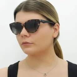 Emporio Armani Cat-Eye^Sunglasses EA4162 54108G Shiny Pink Havana Grey Gradien