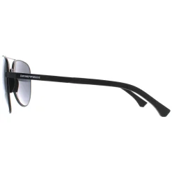 Emporio Armani Aviator^Sunglasses 2059 320387 Matt Black Grey