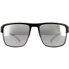 Emporio Armani Polarised^Sunglasses EA2066 3001Z3 Matte Black Grey Mirror Silver