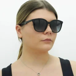 Emporio Armani Square^Sunglasses EA4157 50178G Black Grey Gradient